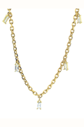Lotus Necklace - Ella CZ