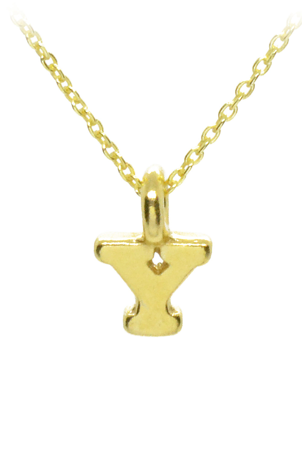 Plata Initial Necklace - Gold