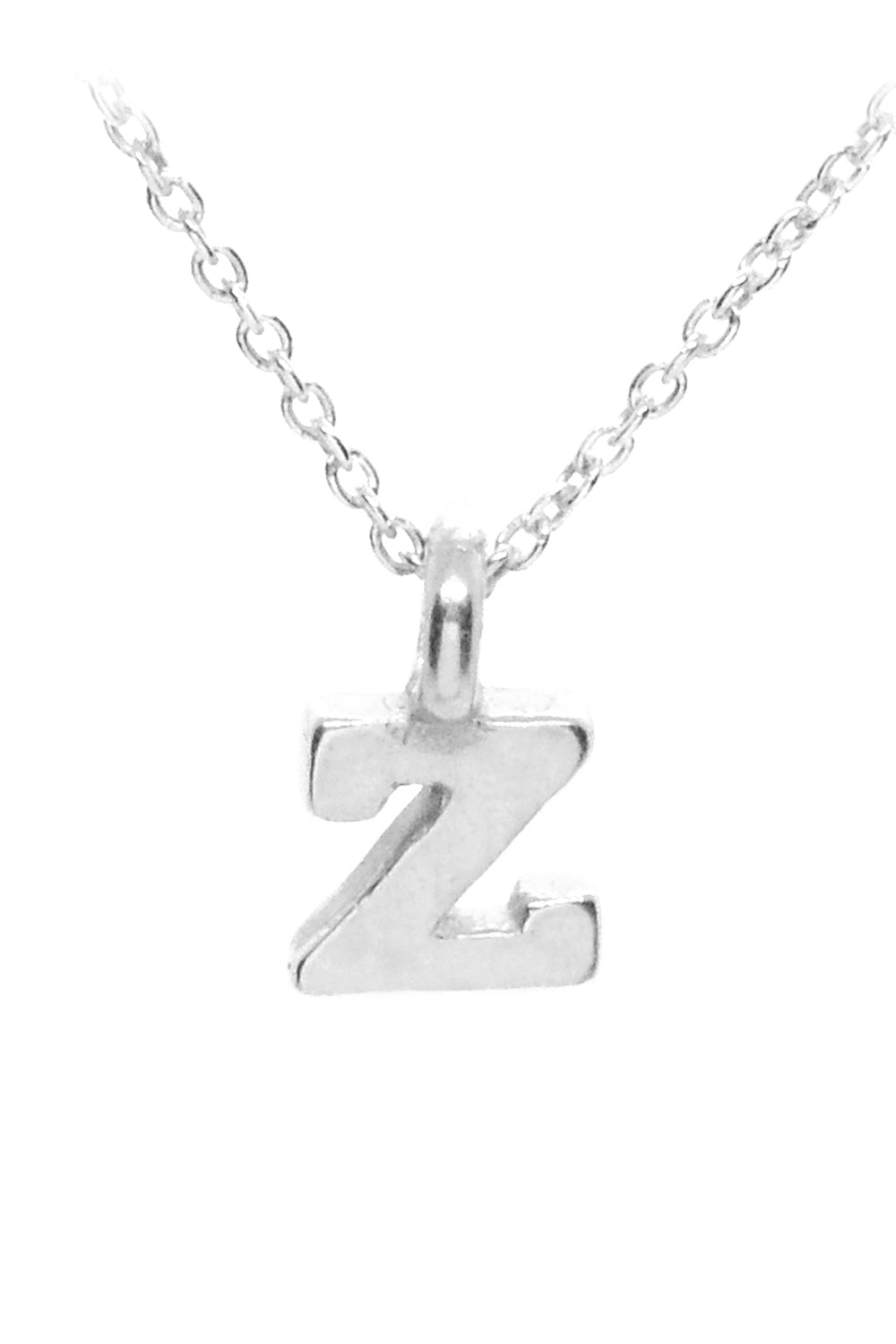Plata Initial Necklace - Silver